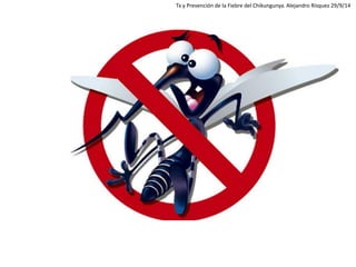 Tx y Prevención de la Fiebre del Chikungunya. Alejandro Rísquez 29/9/14  