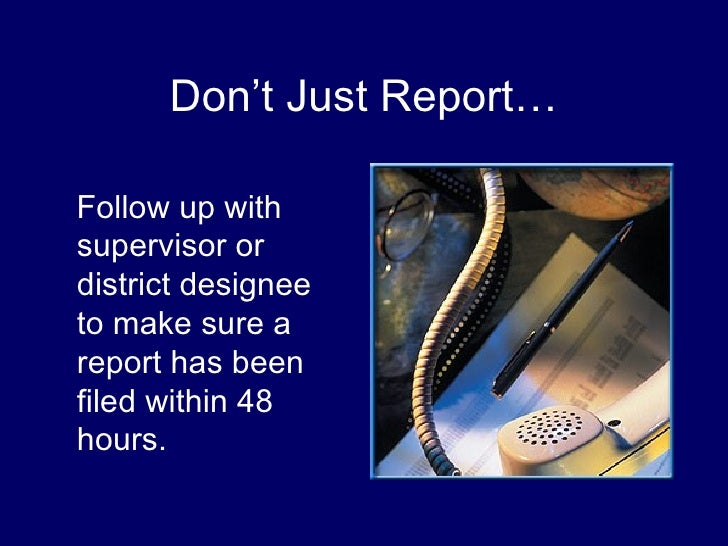 Child Abuse and Teacher Responsibility