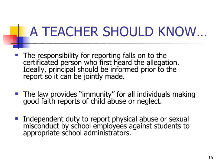 Child Abuse Report Training