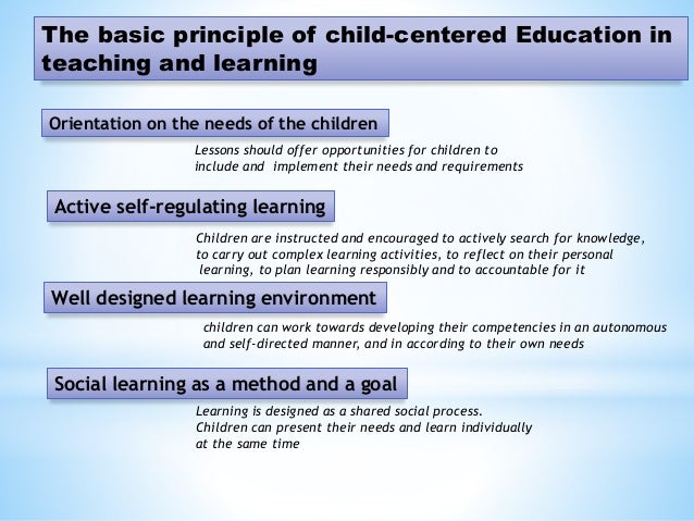 modern child centered education ppt