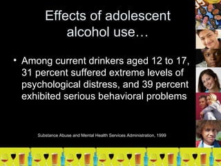Alcohol and Adolescent Development | PPT