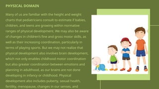 Introduction: Child development is the process through which children ...