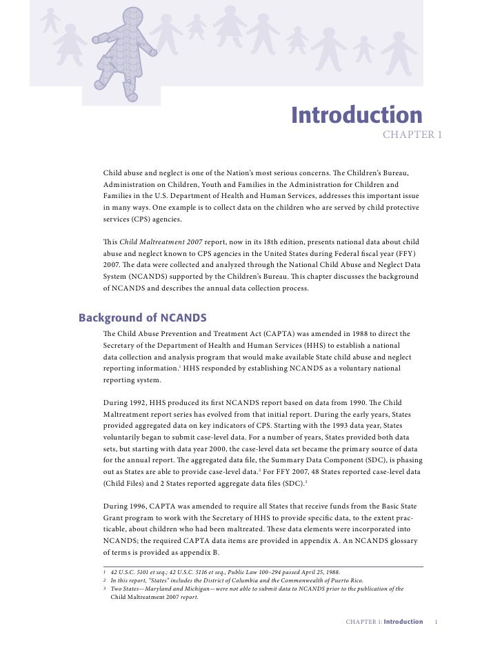 Child Maltreatment 2007