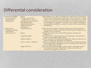 Differential consideration
 