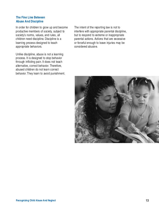 Child abuse handout