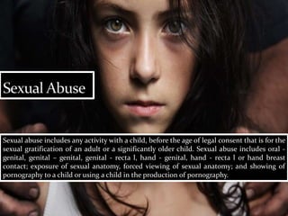 Child abuse ppt PPTX