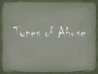 Types of Abuse