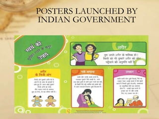 POSTERS LAUNCHED BY
INDIAN GOVERNMENT
 