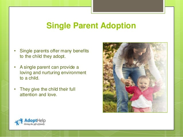 Adopt a child single parent