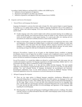 Child and Adolescent Development Lecture Notes | PDF