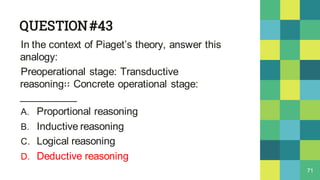 Child and Adolescent Review Notes with Rationalization | PDF