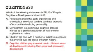 according to jean piaget's cognitive development theory quizlet