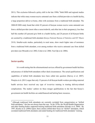 Child and Maternal Health in Kenya 2011 Report | PDF