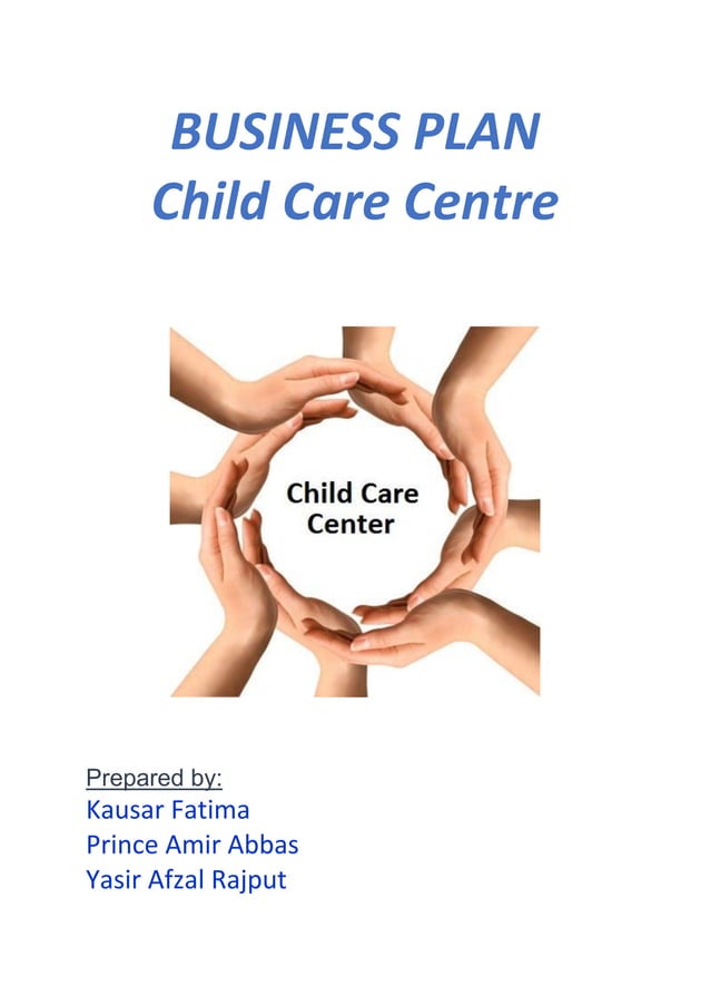 child care center business plan pdf
