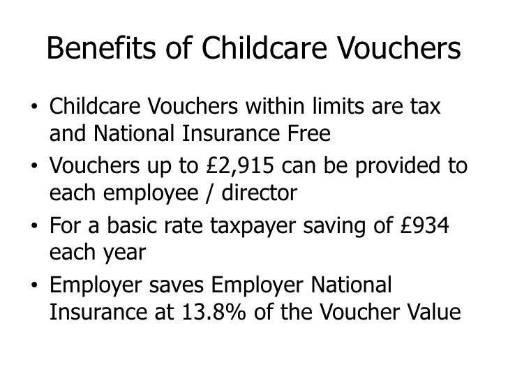 Childcare vouchers explained