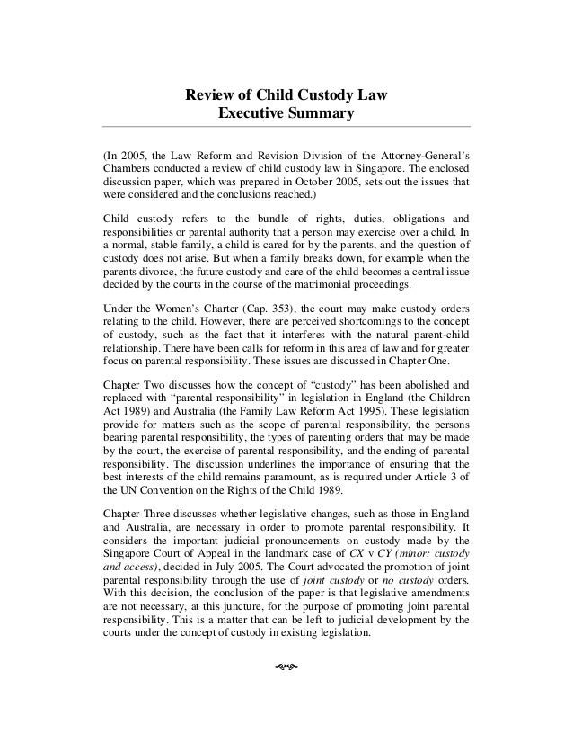 child custody