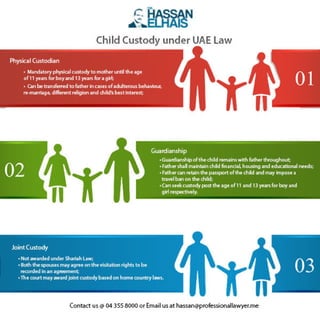 Child custody under UAE law