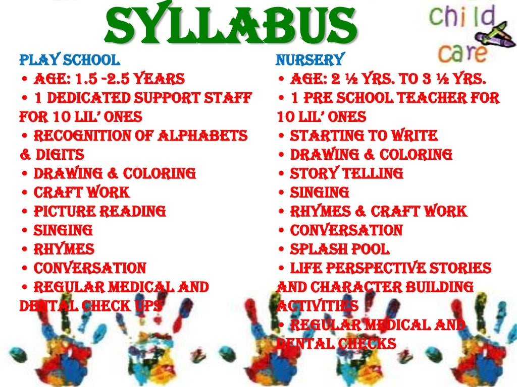 Child Day Care Services