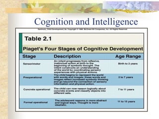 Cognition and Intelligence
 