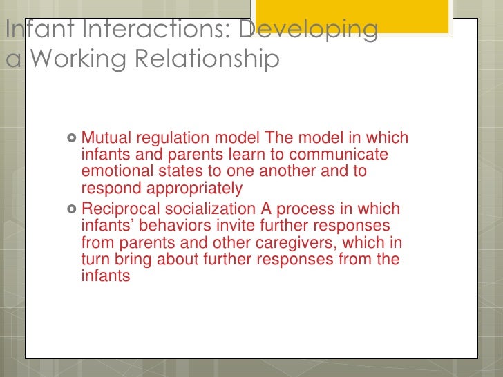 What is reciprocal socialization?