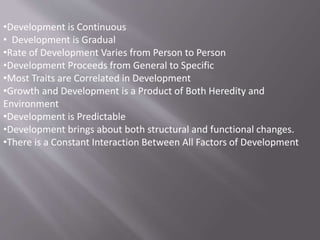 Child development(concept of development & it's relationship with ...