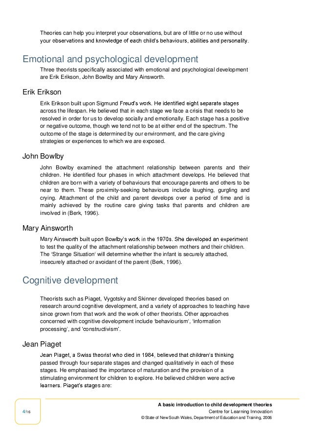 Child development theories