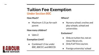 Income Tax Allowance- Children Education, Hostel Allowance and 