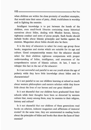 Child education in islam