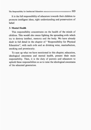 Child education in islam