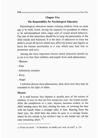 Child education in islam