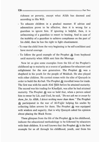 Child education in islam