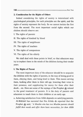 Child education in islam