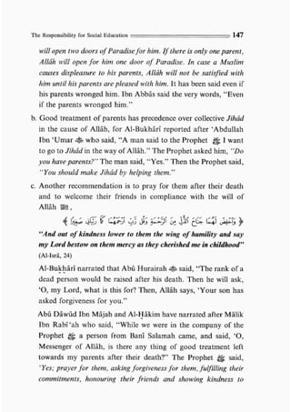 Child education in islam