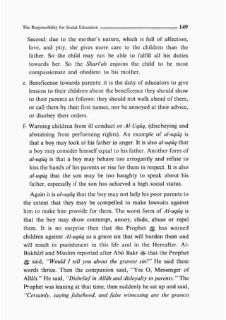 Child education in islam
