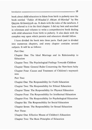 Child education in islam
