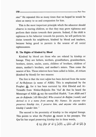 Child education in islam