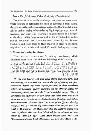 Child education in islam
