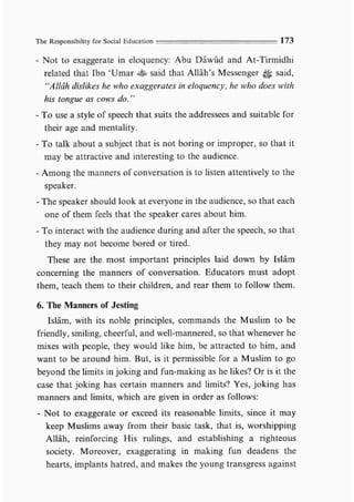 Child education in islam