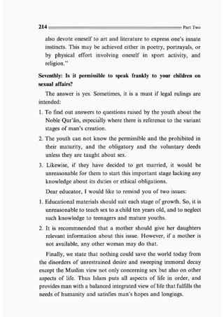 Child education in islam