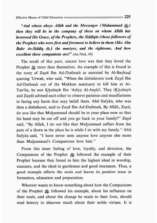 Child education in islam