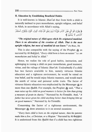 Child education in islam
