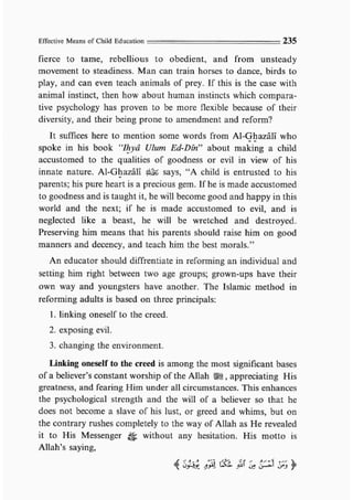 Child education in islam