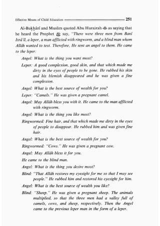 Child education in islam