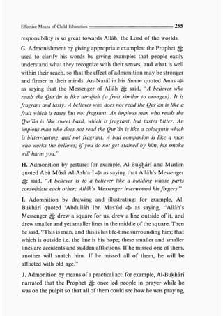 Child education in islam