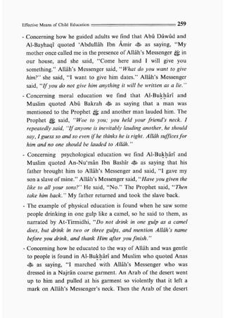 Child education in islam