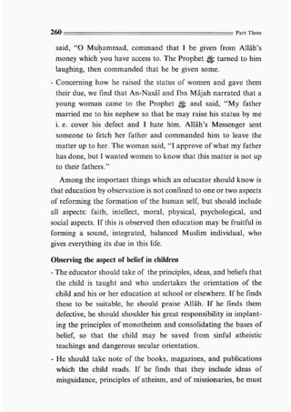 Child education in islam
