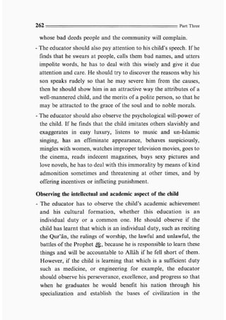 Child education in islam