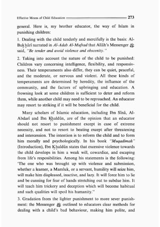 Child education in islam