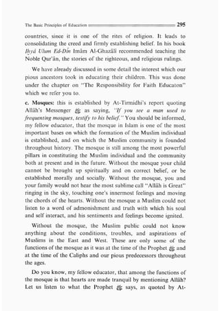 Child education in islam