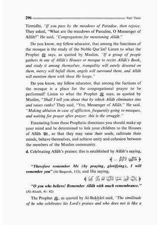 Child education in islam